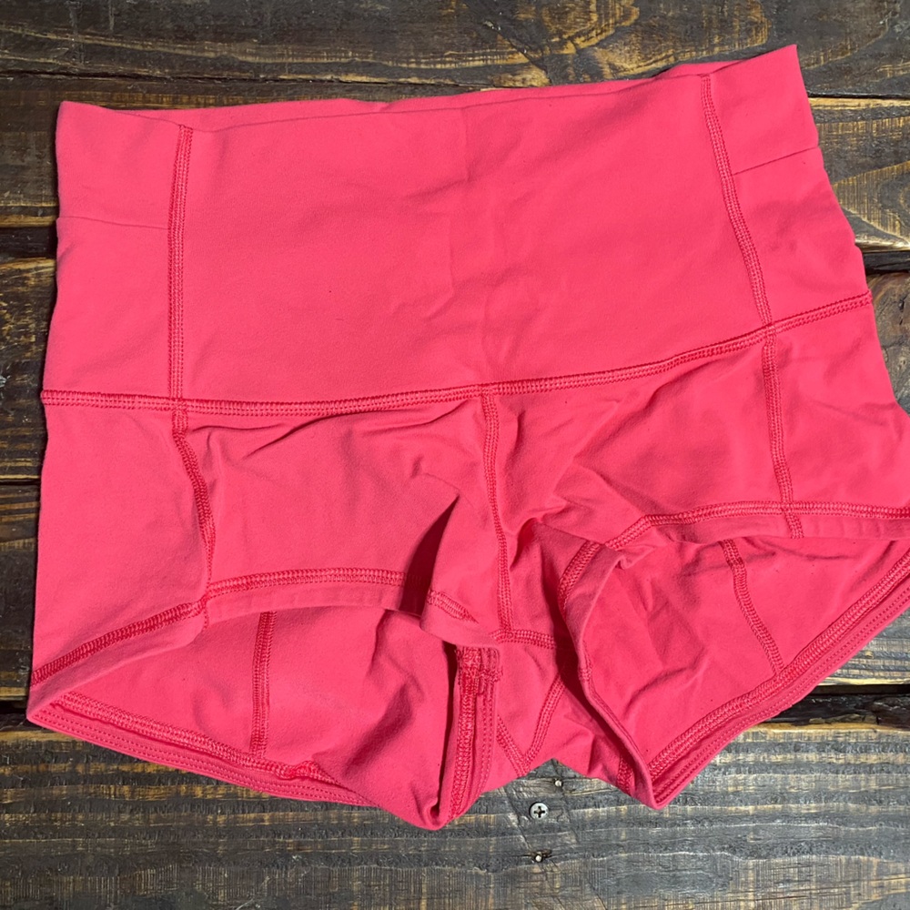 Lululemon Wunder Short *Full-On Luon 2" Hot Pink